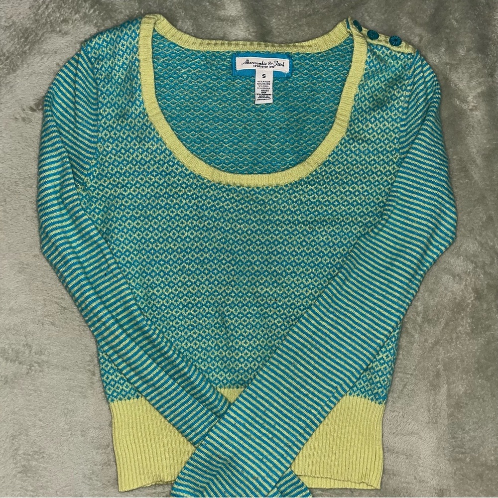 VINTAGE Y2k Abercrombie & Fitch Knit Wool Sweater